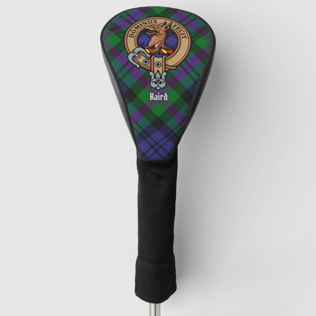 Funda Para Palo De Golf Clan Baird Escudo sobre Tartán (Anverso)