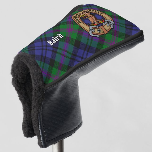 Funda Para Palo De Golf Clan Baird Escudo sobre Tartán (Anverso 3/4)