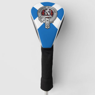 Funda Para Palo De Golf Clan Brown Escudo y Tartán en Saltire