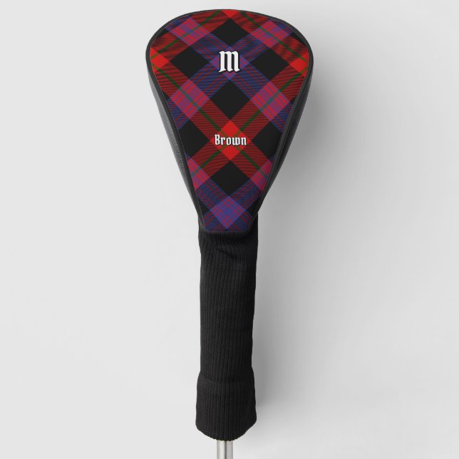 Funda Para Palo De Golf Clan Brown Tartan (Anverso)