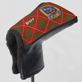 Funda Para Palo De Golf Clan Bruce Escudo sobre Tartán