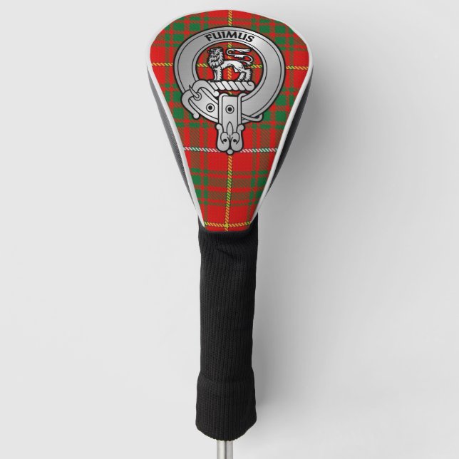 Funda Para Palo De Golf Clan Bruce Escudo y Tartán (Anverso)