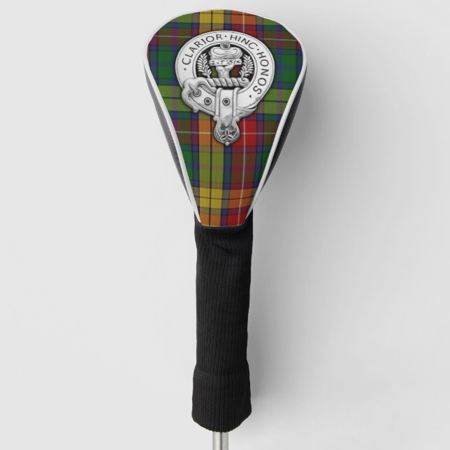 Funda Para Palo De Golf Clan Buchanan Escudo y Tartán (Anverso)