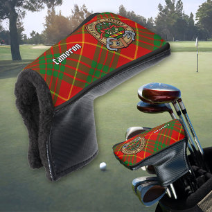 Funda Para Palo De Golf Clan Cameron Escudo sobre Tartán