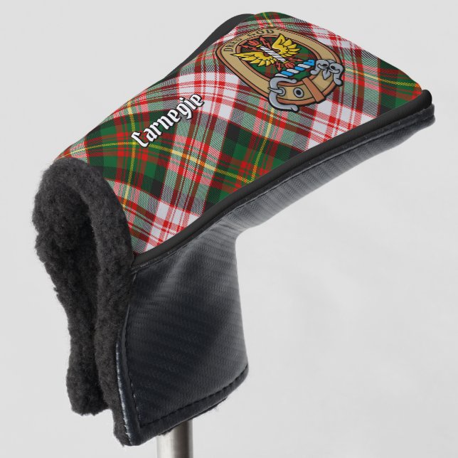 Funda Para Palo De Golf Clan Carnegie Escudo por Vestir Tartán (Anverso 3/4)
