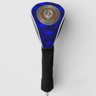 Funda Para Palo De Golf Clan Cumming Escudo y Tartan Knot on Thistle