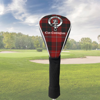 Funda Para Palo De Golf Clan Cunningham Escudo Badge y Tartán