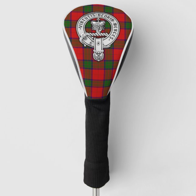 Funda Para Palo De Golf Clan Donnachaidh (Robertson) Escudo y Tartán (Anverso)