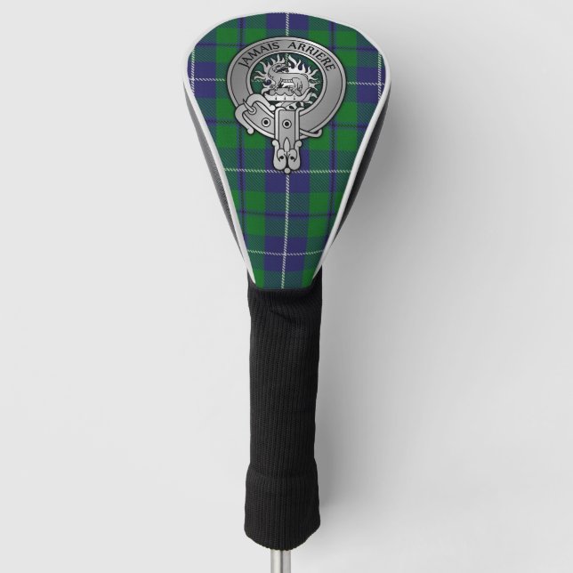 Funda Para Palo De Golf Clan Douglas Escudo y Tartán (Anverso)