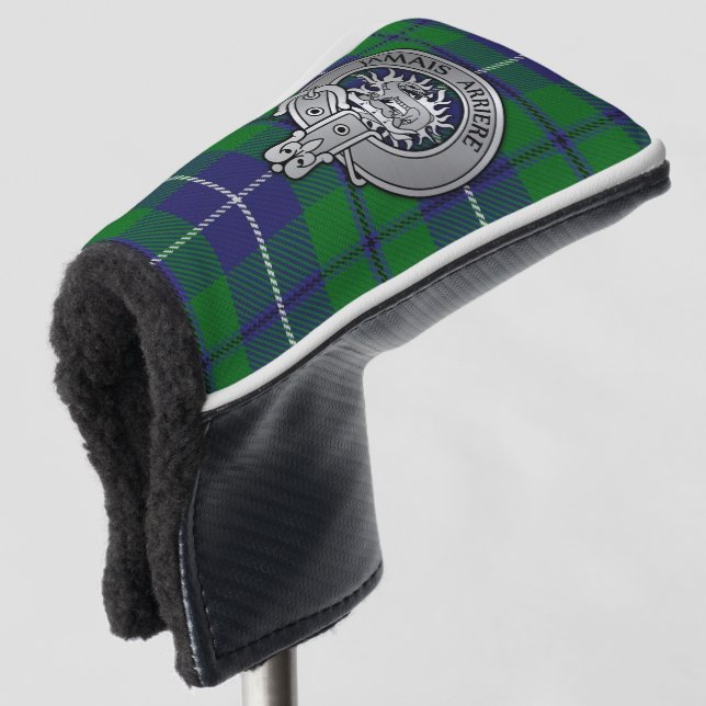 Funda Para Palo De Golf Clan Douglas Escudo y Tartán (Anverso 3/4)