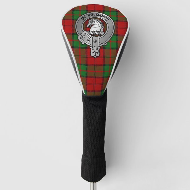 Funda Para Palo De Golf Clan Dunbar Escudo y Tartán (Anverso)