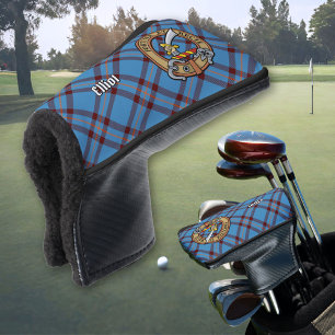 Funda Para Palo De Golf Clan Elliot Escudo sobre el antiguo tartán