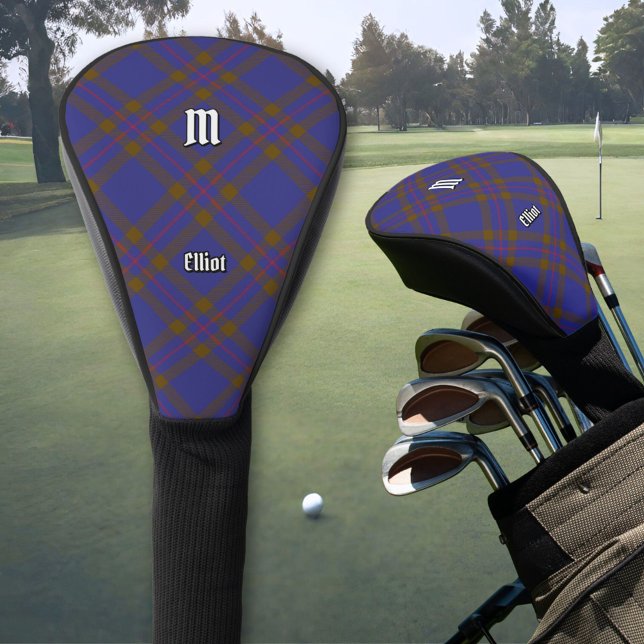 Funda Para Palo De Golf Clan Elliot Modern Tartan Golf Head Cover (Subido por el creador)