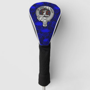 Funda Para Palo De Golf Clan Fraser Escudo y Tartán sobre el hurto