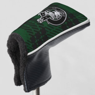 Funda Para Palo De Golf Clan Graham Escudo y Tartan Golf Head Cover