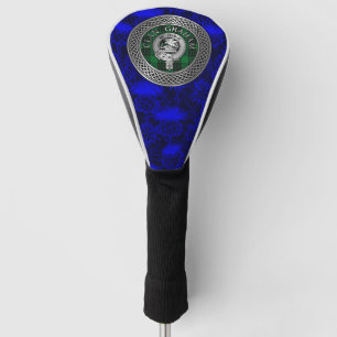 Funda Para Palo De Golf Clan Graham Escudo y Tartan Knot