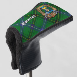 Funda Para Palo De Golf Clan Henderson Escudo sobre Tartán
