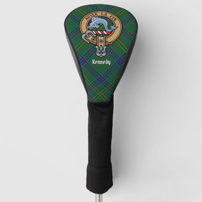 Funda Para Palo De Golf Clan Kennedy Escudo sobre Tartán (Anverso)