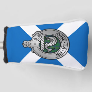 Funda Para Palo De Golf Clan Kennedy Escudo y Tartán en Saltire