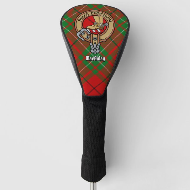 Funda Para Palo De Golf Clan MacAulay Escudo sobre Tartán (Anverso)