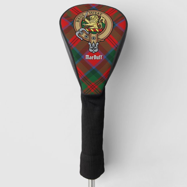 Funda Para Palo De Golf Clan MacDuff Escudo sobre Tartán (Anverso)
