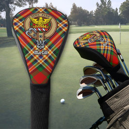 Funda Para Palo De Golf Clan MacGill Escudo sobre cubierta roja de cabeza 