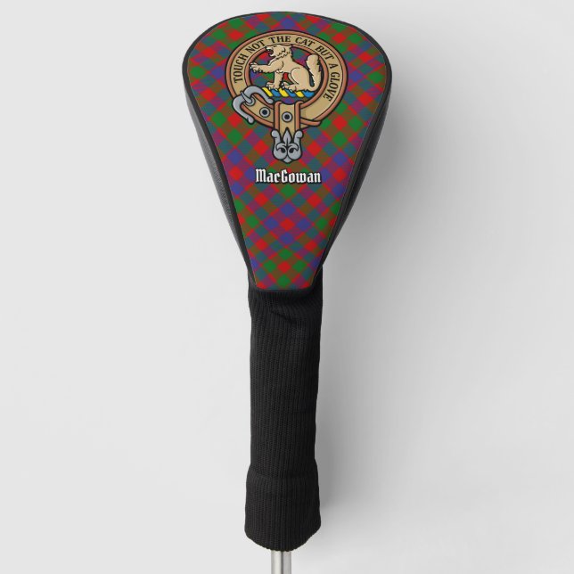 Funda Para Palo De Golf Clan MacGowan Escudo sobre Tartán (Anverso)