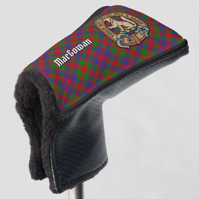 Funda Para Palo De Golf Clan MacGowan Escudo sobre Tartán (Anverso 3/4)