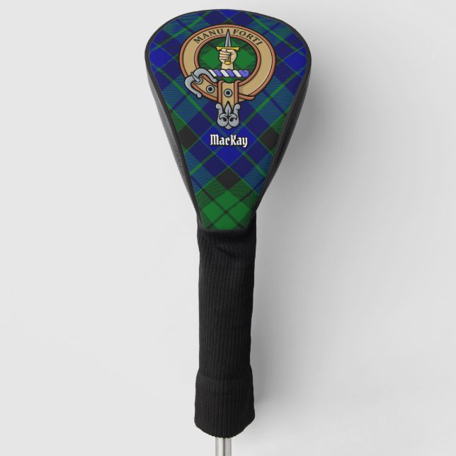 Funda Para Palo De Golf Clan MacKay Escudo sobre Tartán (Anverso)