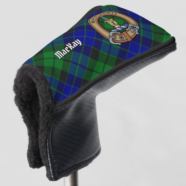 Funda Para Palo De Golf Clan MacKay Escudo sobre Tartán (Anverso 3/4)