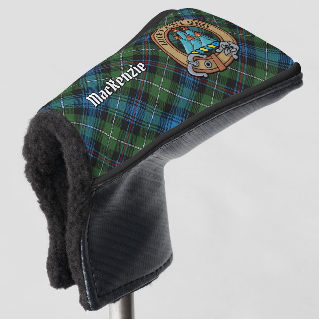 Funda Para Palo De Golf Clan MacKenzie Escudo sobre Tartán (Anverso 3/4)
