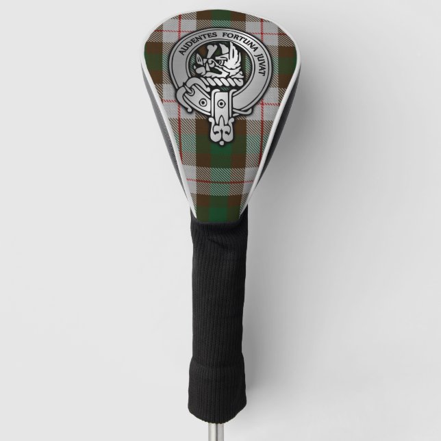 Funda Para Palo De Golf Clan MacKinnon Escudo & Hunting Tartán (Anverso)