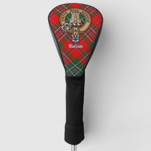 Funda Para Palo De Golf Clan MacLean Escudo sobre Tartán (Anverso)