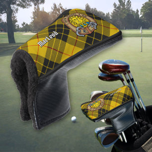 Funda Para Palo De Golf Clan MacLeod de Lewis Escudo sobre Tartán