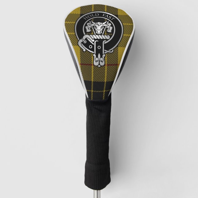 Funda Para Palo De Golf Clan MacLeod Escudo & Tartan Golf Head Cover (Anverso)