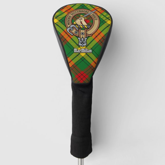 Funda Para Palo De Golf Clan MacMillan Escudo sobre Tartán (Anverso)