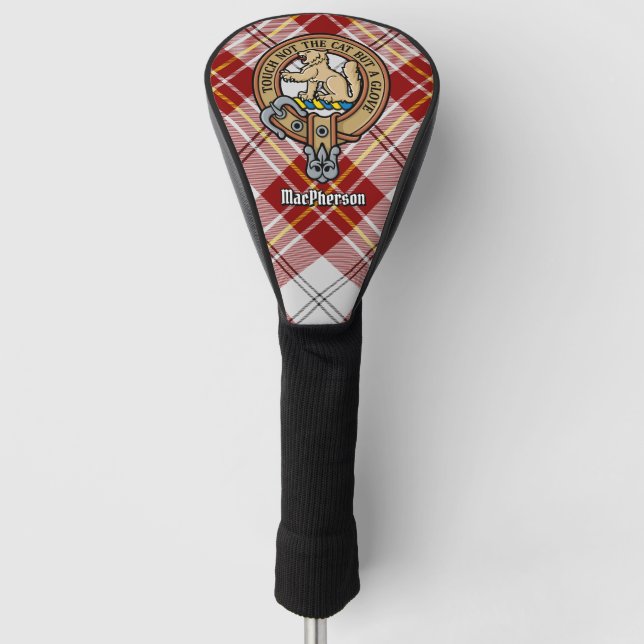 Funda Para Palo De Golf Clan MacPherson Escudo por Red Dress Tartán (Anverso)