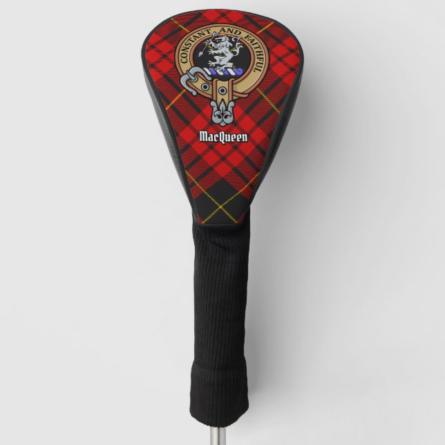 Funda Para Palo De Golf Clan MacQueen Crest sobre Tartán (Anverso)