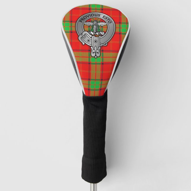 Funda Para Palo De Golf Clan Maxton Escudo y Tartán (Anverso)