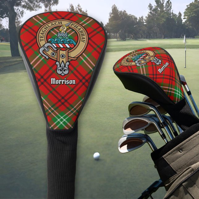 Funda Para Palo De Golf Clan Morrison Escudo sobre Tartán Rojo (Subido por el creador)