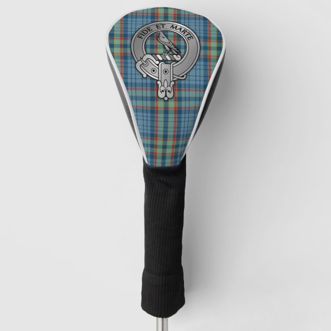 Funda Para Palo De Golf Clan Ralston Escudo y Tartán (Anverso)