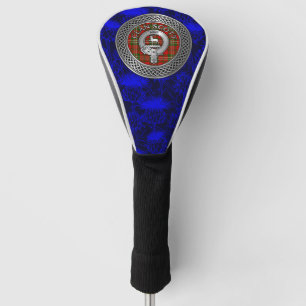 Funda Para Palo De Golf Clan Scott Escudo y Tartan Knot