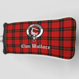 Funda Para Palo De Golf Clan Wallace Escudo Badge y Tartán