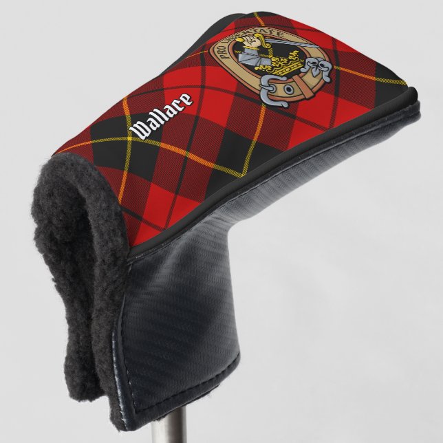 Funda Para Palo De Golf Clan Wallace Escudo por Tartán (Anverso 3/4)