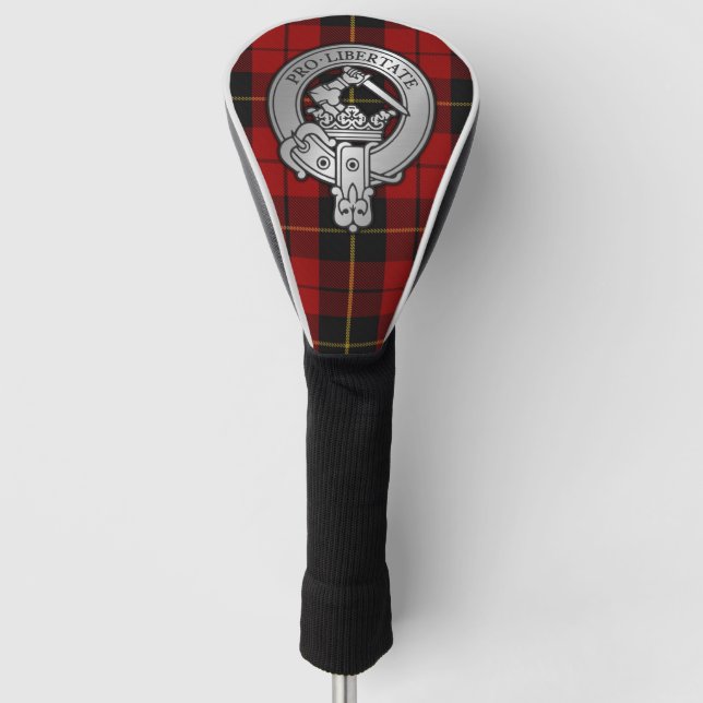 Funda Para Palo De Golf Clan Wallace Escudo y Tartán (Anverso)