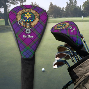 Funda Para Palo De Golf Clan Wardlaw Escudo sobre Tartán