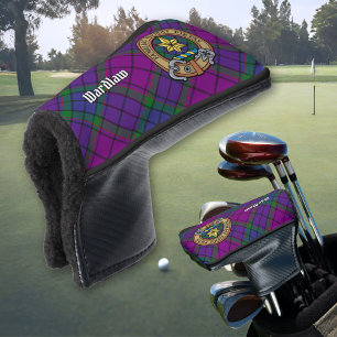 Funda Para Palo De Golf Clan Wardlaw Escudo sobre Tartán