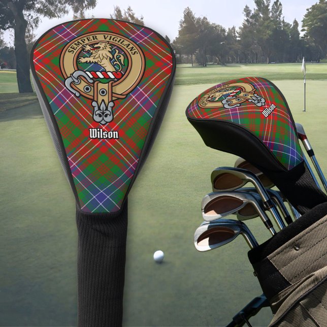 Funda Para Palo De Golf Clan Wilson Escudo sobre Tartán Moderno (Subido por el creador)