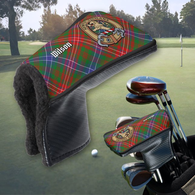 Funda Para Palo De Golf Clan Wilson Escudo sobre Tartán Moderno (Subido por el creador)