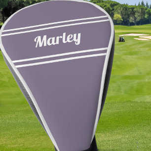 Funda Para Palo De Golf Clásico Deporte Golf Personalizado Damas Morado Mo
